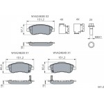 Bosch Σετ τακάκια, Δισκόφρενα - 0 986 494 379