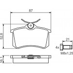 Bosch Σετ τακάκια, Δισκόφρενα - 0 986 494 399