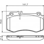 Bosch Σετ τακάκια, Δισκόφρενα - 0 986 494 405