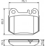 Bosch Σετ τακάκια, Δισκόφρενα - 0 986 494 410