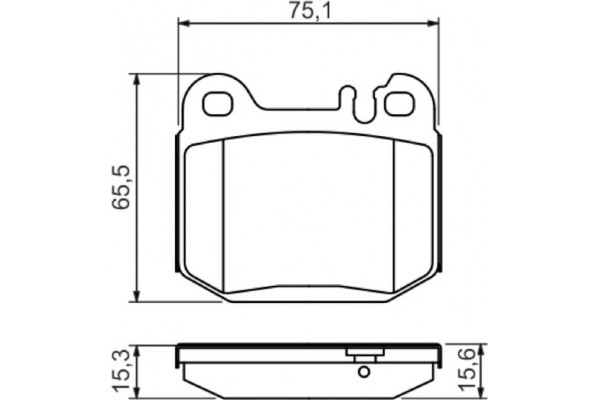 Bosch Σετ τακάκια, Δισκόφρενα - 0 986 494 410