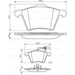 Bosch Σετ τακάκια, Δισκόφρενα - 0 986 494 415
