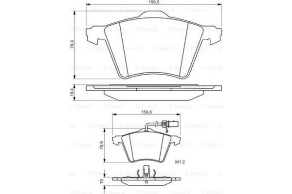 Bosch Σετ τακάκια, Δισκόφρενα - 0 986 494 415