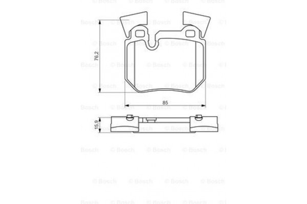 Bosch Σετ τακάκια, Δισκόφρενα - 0 986 494 421