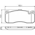 Bosch Σετ τακάκια, Δισκόφρενα - 0 986 494 428