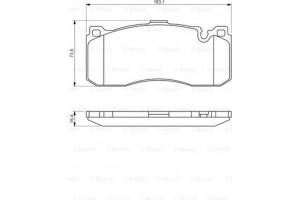 Bosch Σετ τακάκια, Δισκόφρενα - 0 986 494 428