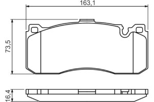 Bosch Σετ τακάκια, Δισκόφρενα - 0 986 494 428