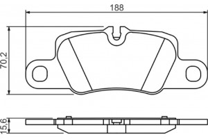 Bosch Σετ τακάκια, Δισκόφρενα - 0 986 494 431