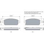 Bosch Σετ τακάκια, Δισκόφρενα - 0 986 494 435