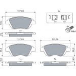 Bosch Σετ τακάκια, Δισκόφρενα - 0 986 494 438 Bosch Σετ τακάκια, Δισκόφρενα - 0 986 494 438