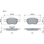 Bosch Σετ τακάκια, Δισκόφρενα - 0 986 494 439