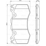 Bosch Σετ τακάκια, Δισκόφρενα - 0 986 494 440