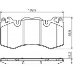 Bosch Σετ τακάκια, Δισκόφρενα - 0 986 494 440