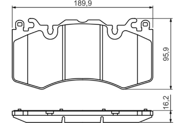 Bosch Σετ τακάκια, Δισκόφρενα - 0 986 494 440