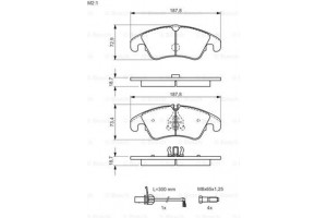 Bosch Σετ τακάκια, Δισκόφρενα - 0 986 494 456