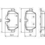 Bosch Σετ τακάκια, Δισκόφρενα - 0 986 494 461
