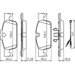 Bosch Σετ τακάκια, Δισκόφρενα - 0 986 494 527