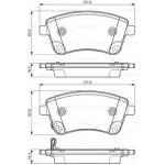 Bosch Σετ τακάκια, Δισκόφρενα - 0 986 494 552