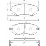 Bosch Σετ τακάκια, Δισκόφρενα - 0 986 494 558