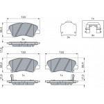 Bosch Σετ τακάκια, Δισκόφρενα - 0 986 494 563