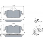 Bosch Σετ τακάκια, Δισκόφρενα - 0 986 494 588