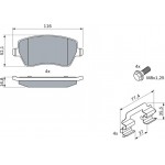 Bosch Σετ τακάκια, Δισκόφρενα - 0 986 494 592