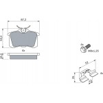 Bosch Σετ τακάκια, Δισκόφρενα - 0 986 494 596