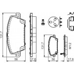 Bosch Σετ τακάκια, Δισκόφρενα - 0 986 494 611