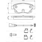 Bosch Σετ τακάκια, Δισκόφρενα - 0 986 494 614