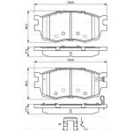 Bosch Σετ τακάκια, Δισκόφρενα - 0 986 494 617