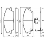 Bosch Σετ τακάκια, Δισκόφρενα - 0 986 494 620 Bosch Σετ τακάκια, Δισκόφρενα - 0 986 494 620