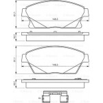 Bosch Σετ τακάκια, Δισκόφρενα - 0 986 494 657