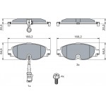 Bosch Σετ τακάκια, Δισκόφρενα - 0 986 494 660