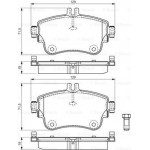 Bosch Σετ τακάκια, Δισκόφρενα - 0 986 494 663