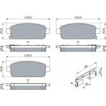 Bosch Σετ τακάκια, Δισκόφρενα - 0 986 494 666