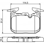 Bosch Σετ τακάκια, Δισκόφρενα - 0 986 494 674