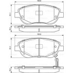 Bosch Σετ τακάκια, Δισκόφρενα - 0 986 494 682