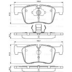 Bosch Σετ τακάκια, Δισκόφρενα - 0 986 494 689