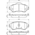 Bosch Σετ τακάκια, Δισκόφρενα - 0 986 494 690