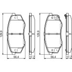 Bosch Σετ τακάκια, Δισκόφρενα - 0 986 494 692