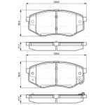 Bosch Σετ τακάκια, Δισκόφρενα - 0 986 494 692