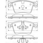 Bosch Σετ τακάκια, Δισκόφρενα - 0 986 494 696