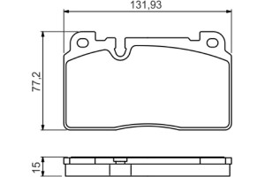 Bosch Σετ τακάκια, Δισκόφρενα - 0 986 494 702