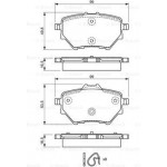 Bosch Σετ τακάκια, Δισκόφρενα - 0 986 494 716