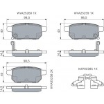 Bosch Σετ τακάκια, Δισκόφρενα - 0 986 494 748