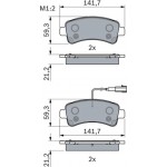 Bosch Σετ τακάκια, Δισκόφρενα - 0 986 494 765