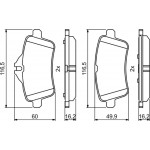 Bosch Σετ τακάκια, Δισκόφρενα - 0 986 494 771