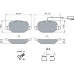 Bosch Σετ τακάκια, Δισκόφρενα - 0 986 494 776