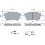 Bosch Σετ τακάκια, Δισκόφρενα - 0 986 494 792