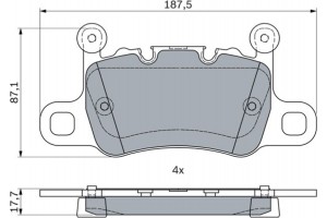 Bosch Σετ τακάκια, Δισκόφρενα - 0 986 494 794